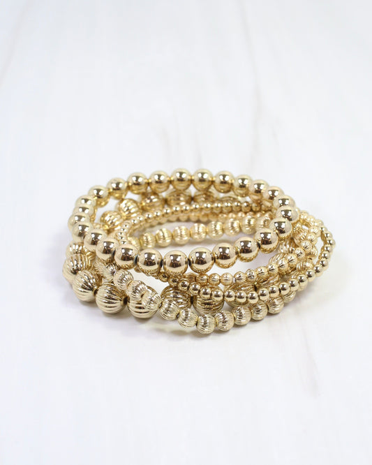 Silas Bracelet Set Gold