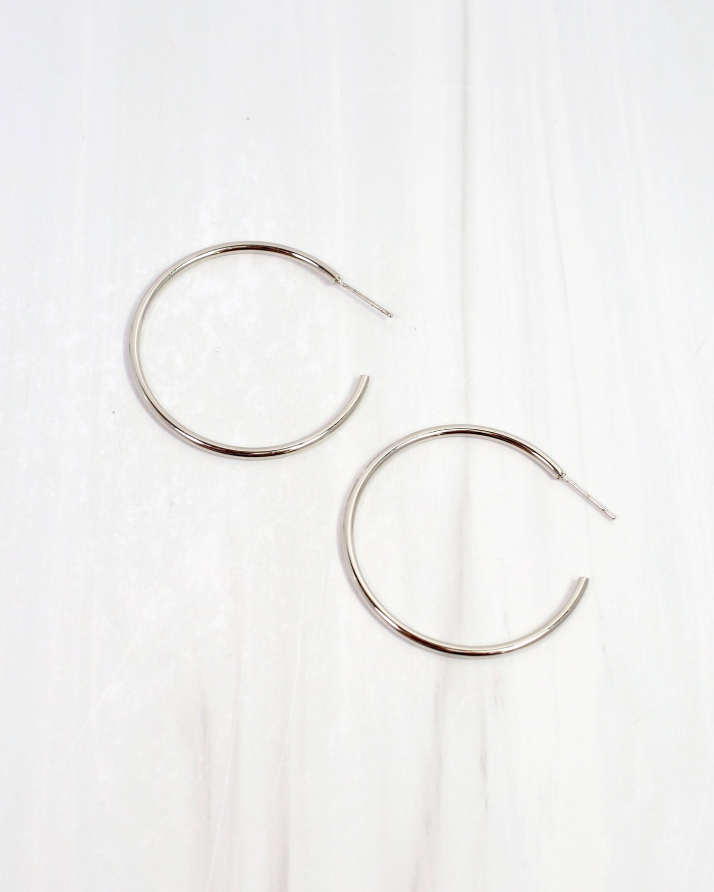 Edenton Hoop Earring WP Silver