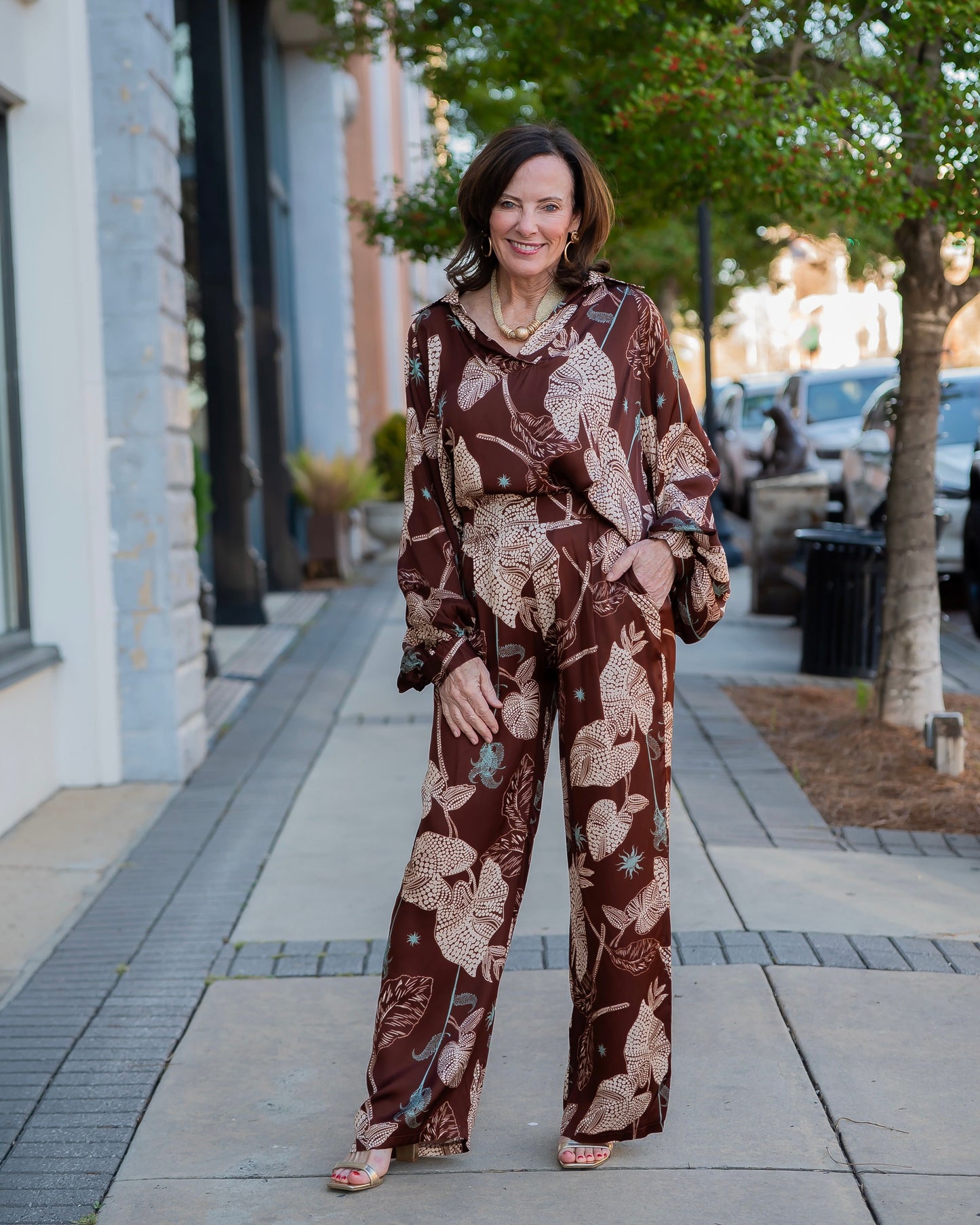 Mallorca Tropical Print Pants