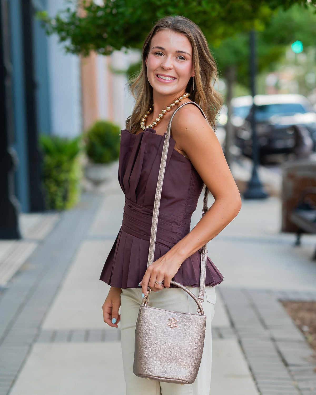 Breyer Bucket Bag Bronze