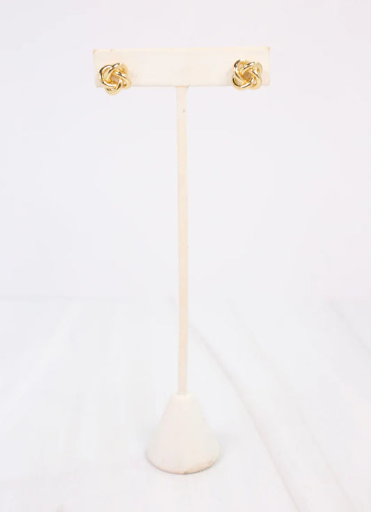 Sennett Knot Earring- Gold