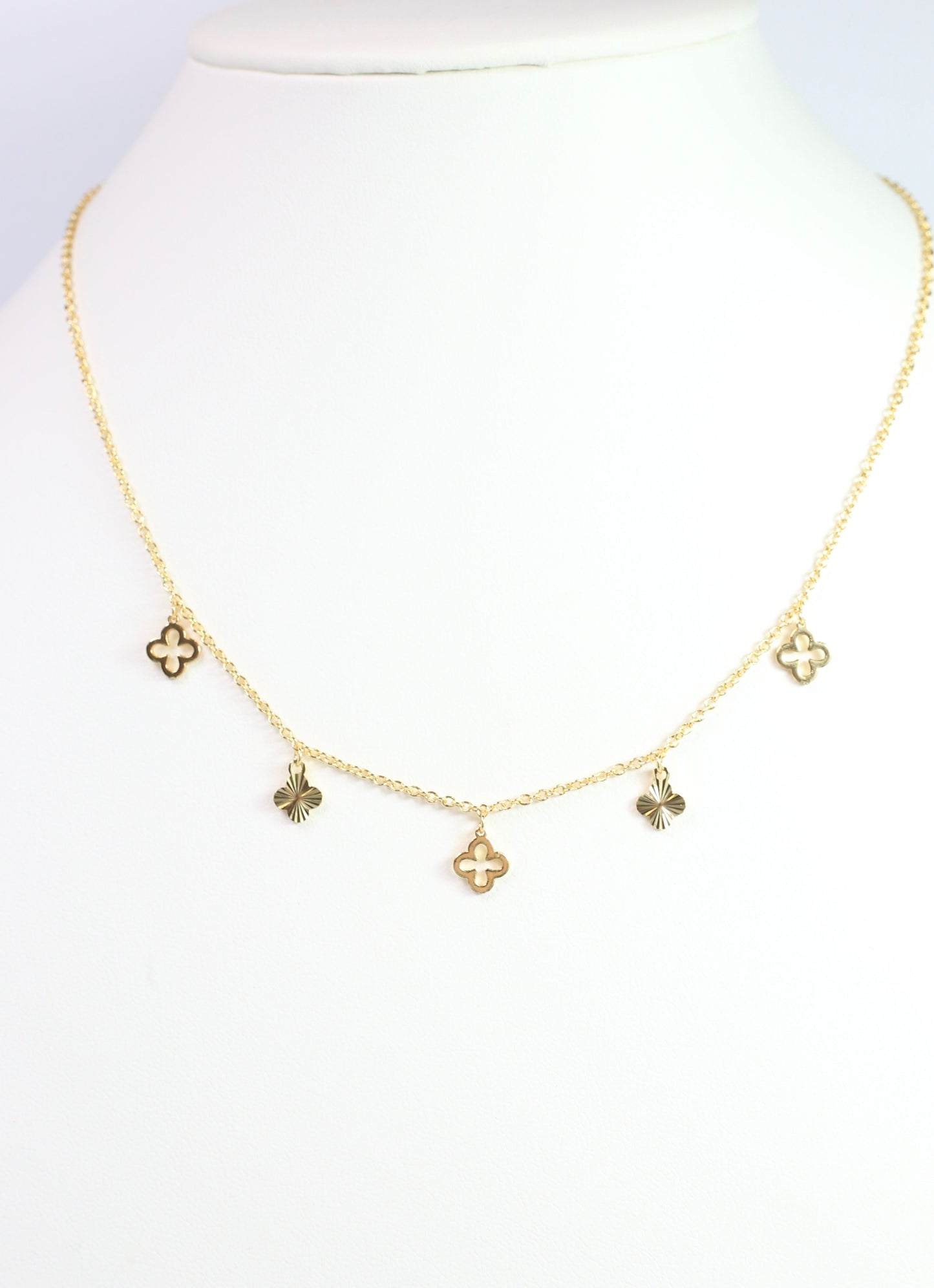 Alice Clover Necklace Gold