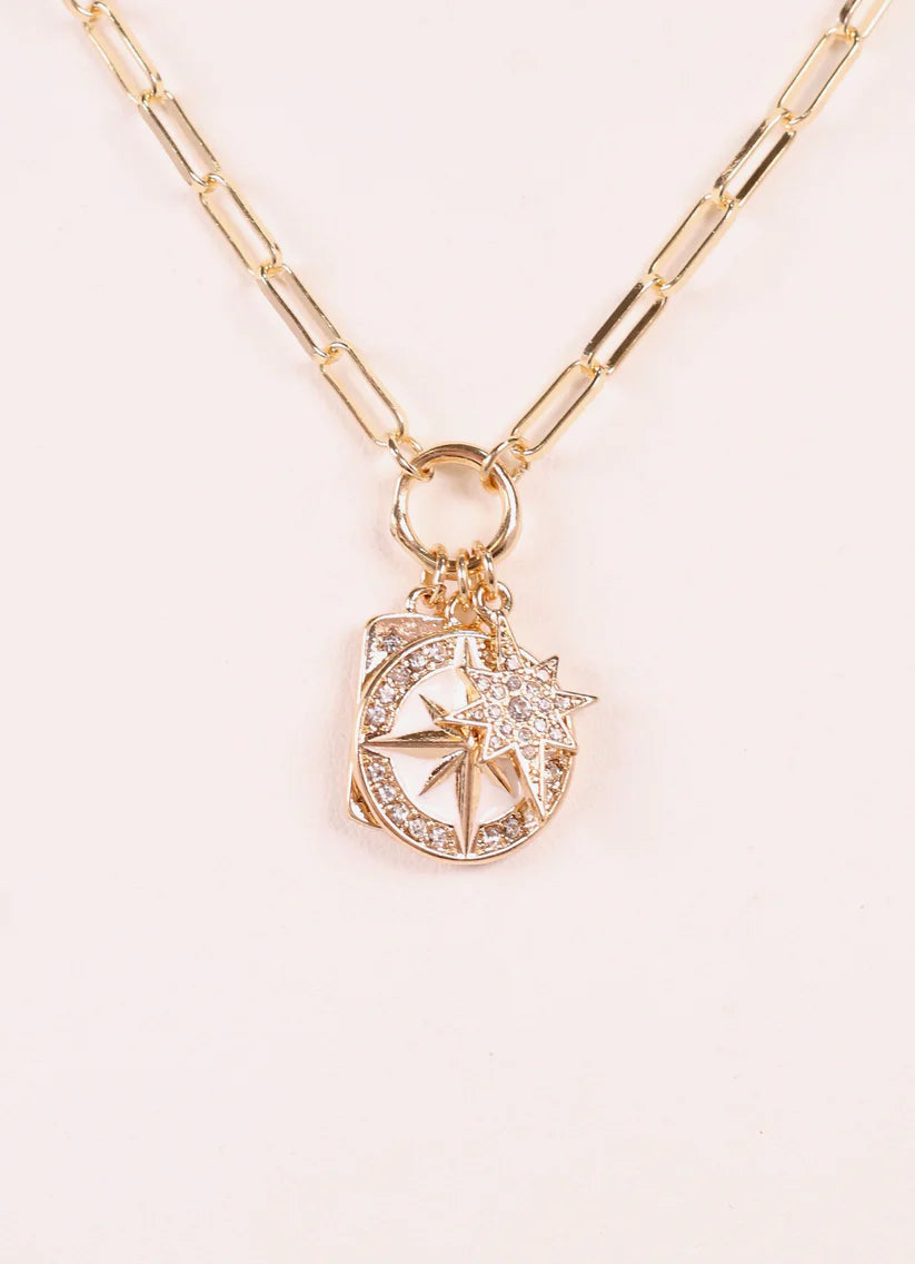 Lowndes Charm Necklace GOLD