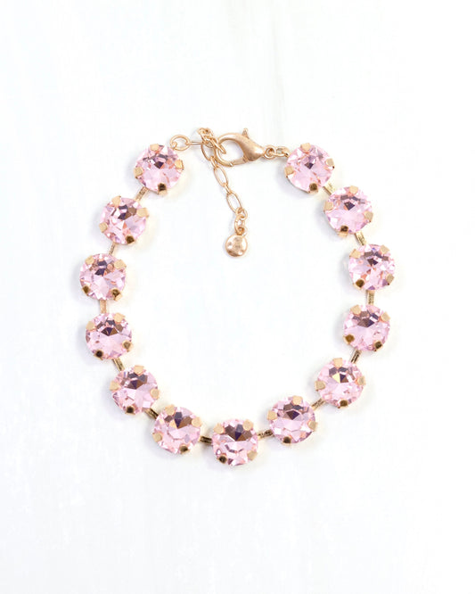 Andi Rhinestone Bracelet Pink