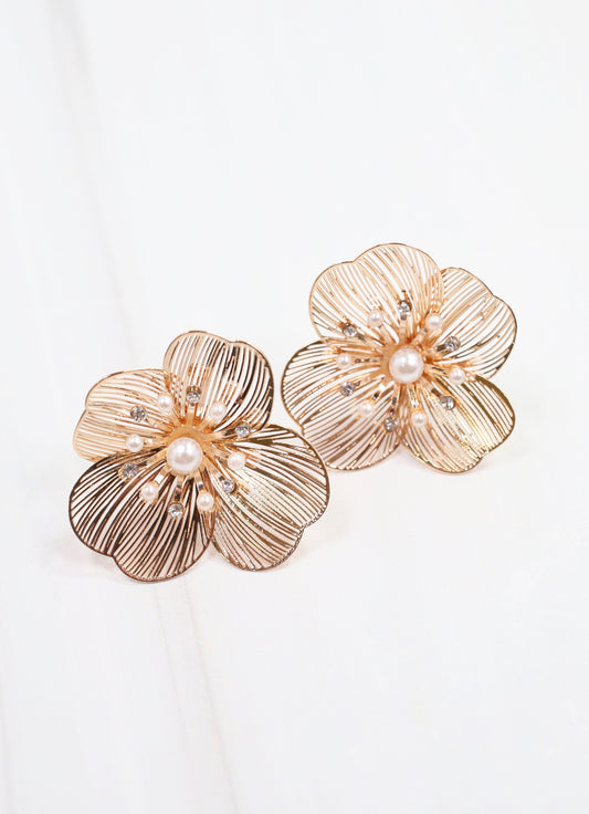 Campanella Flower Earring Gold