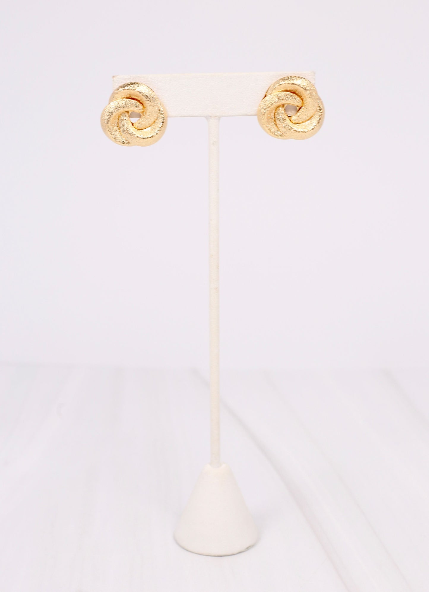 McQueen Knot Earring GOLD