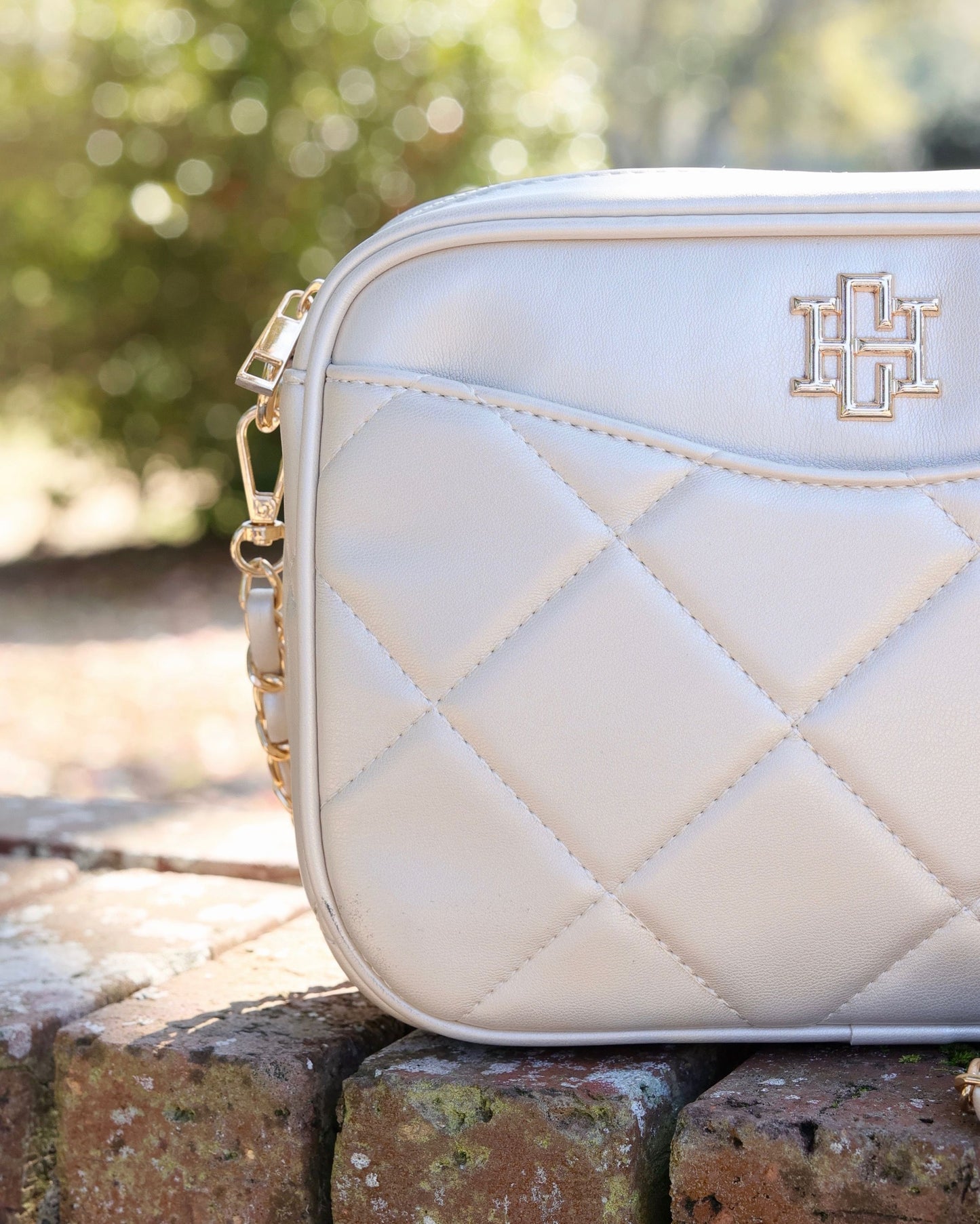 Fiona Crossbody Pearl Quilted LD