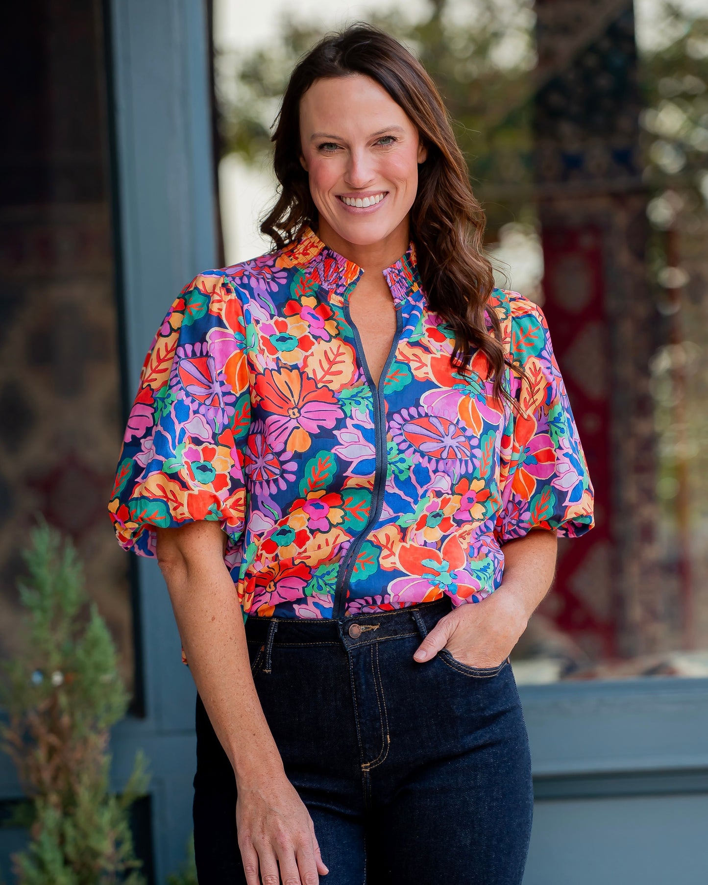 Happy Days Floral Top
