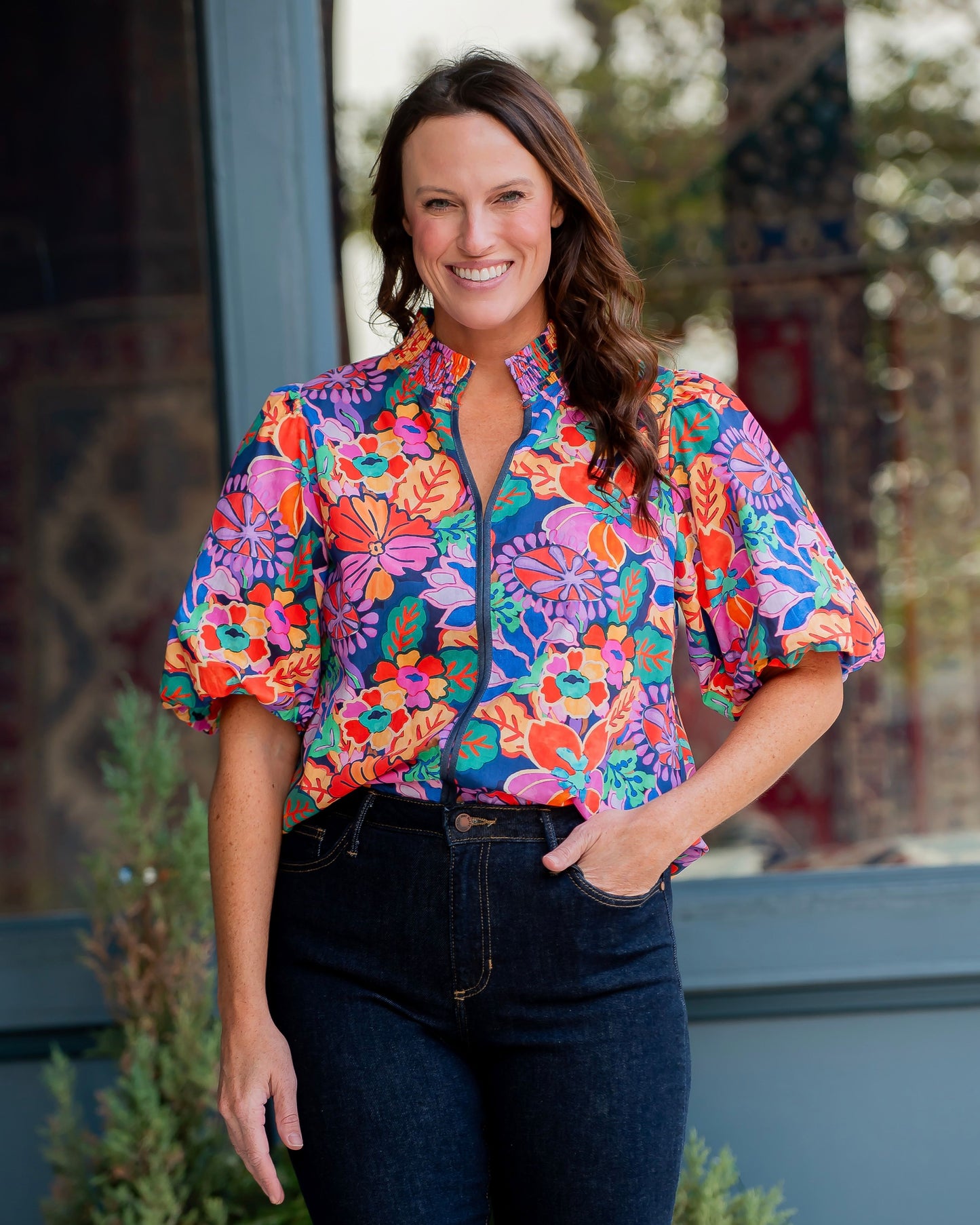 Happy Days Floral Top