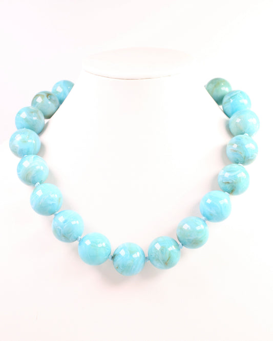 St. James Large Beaded Necklace Turquoise