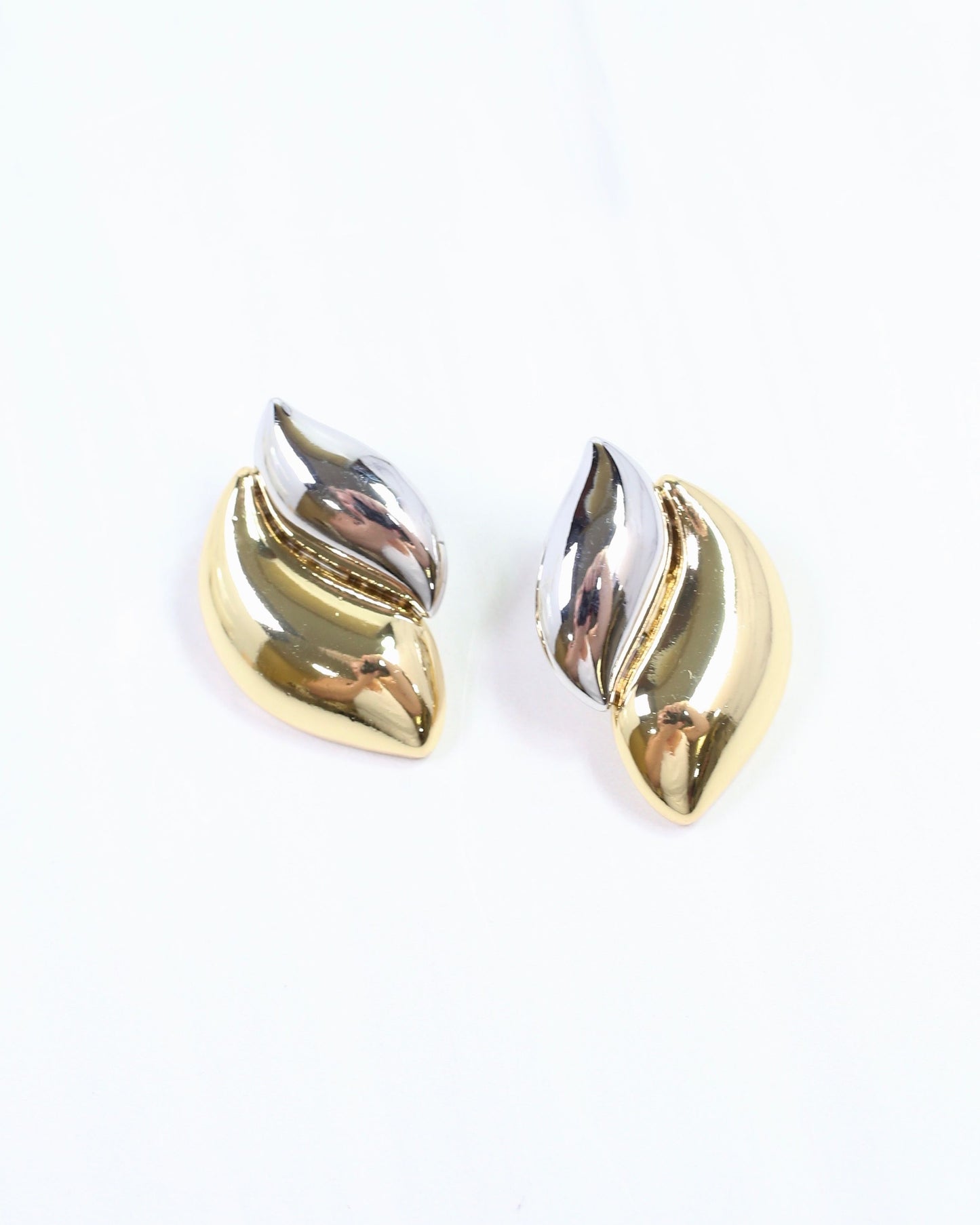 Milan Post Earring Gold Silver