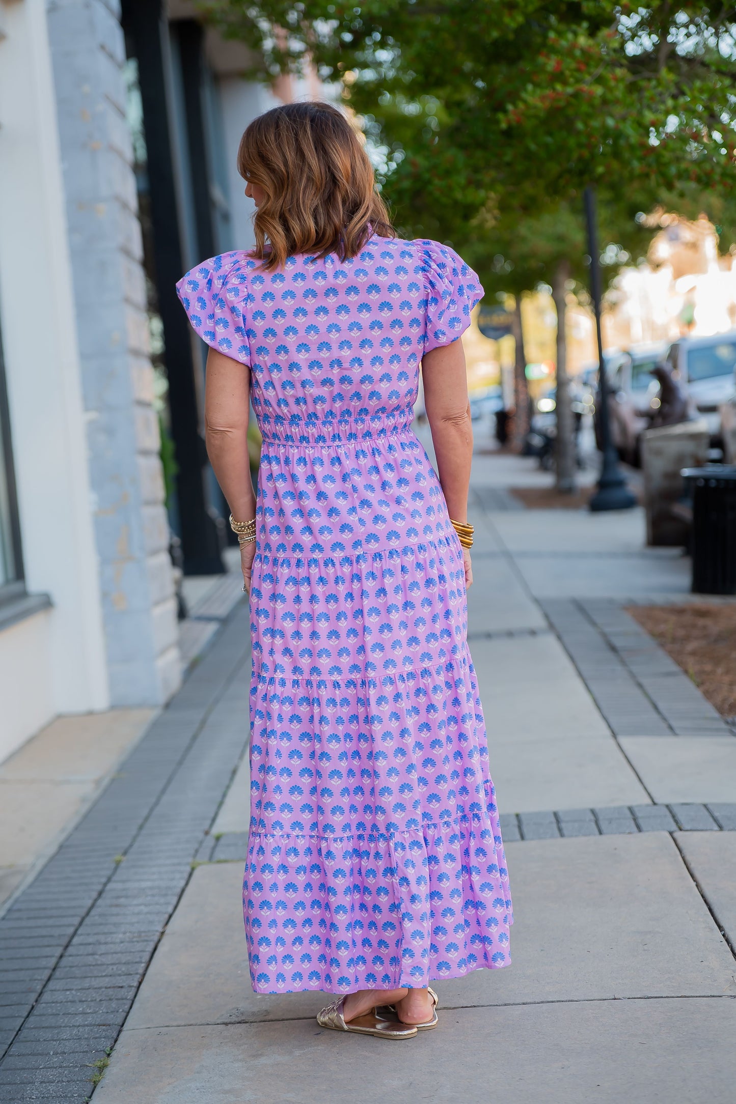 Emery Floral Tiered Maxi Dress