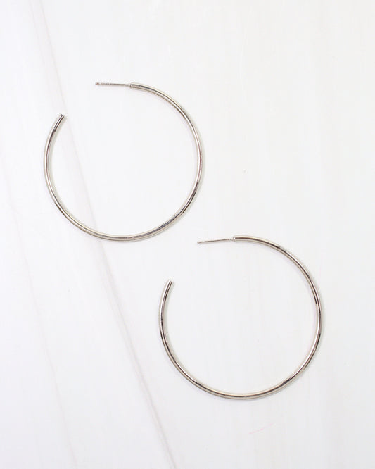 Austin Hoop Earring Silver