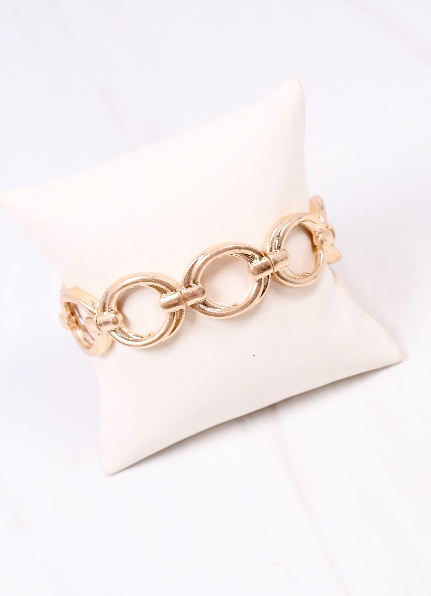 Sampson Stretch Bracelet WORN GOLD