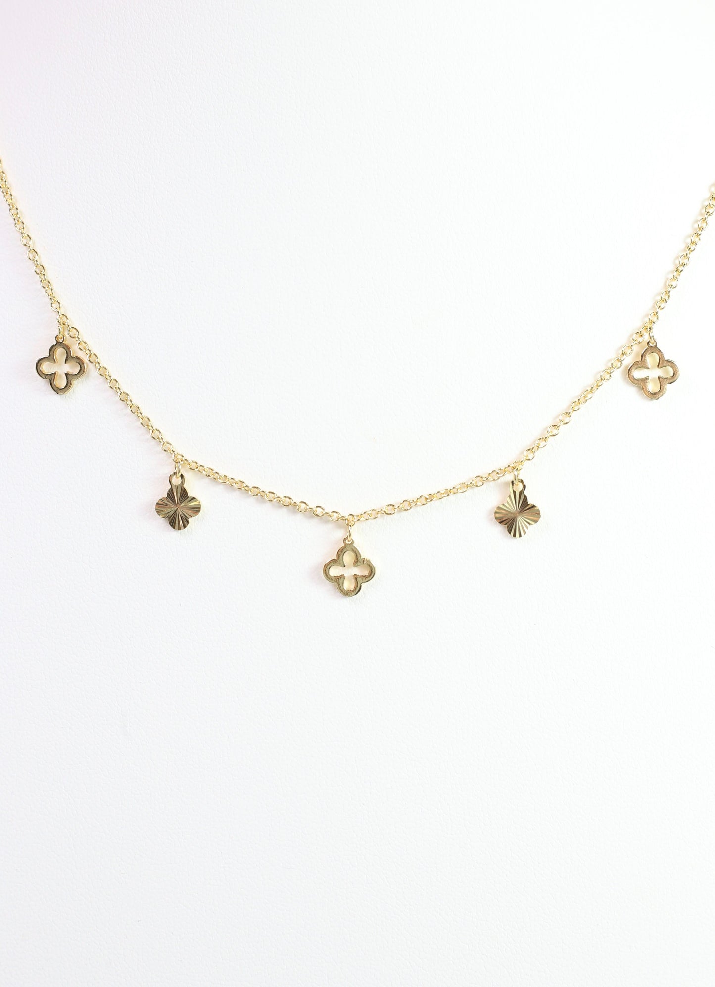 Alice Clover Necklace Gold