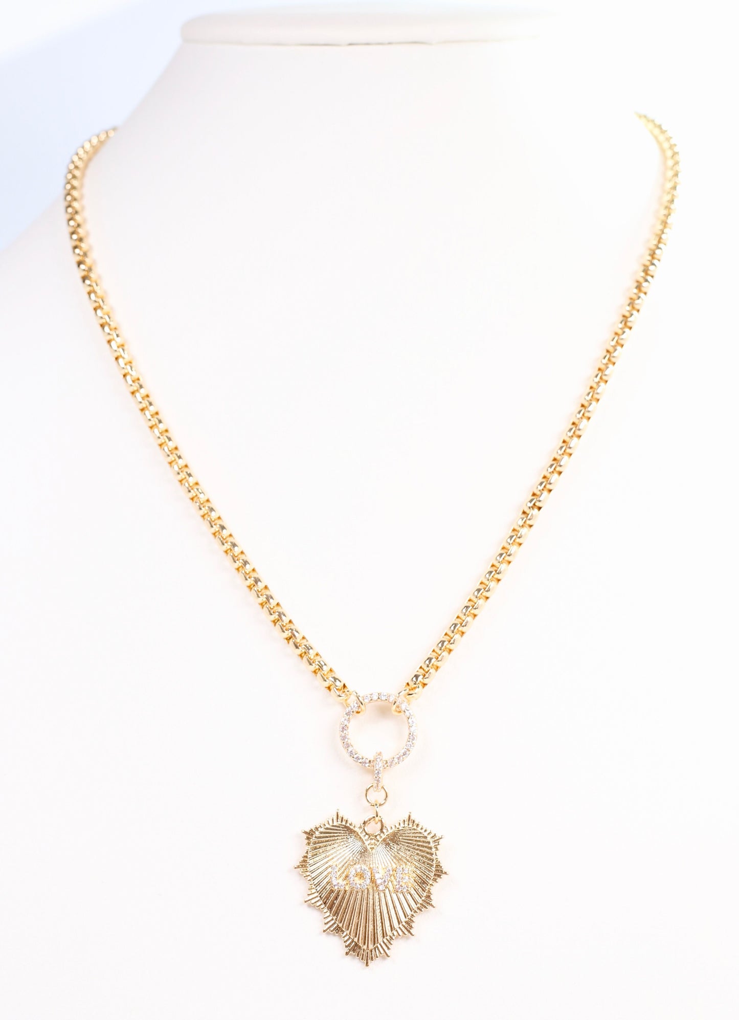 Johnson Heart Necklace GOLD