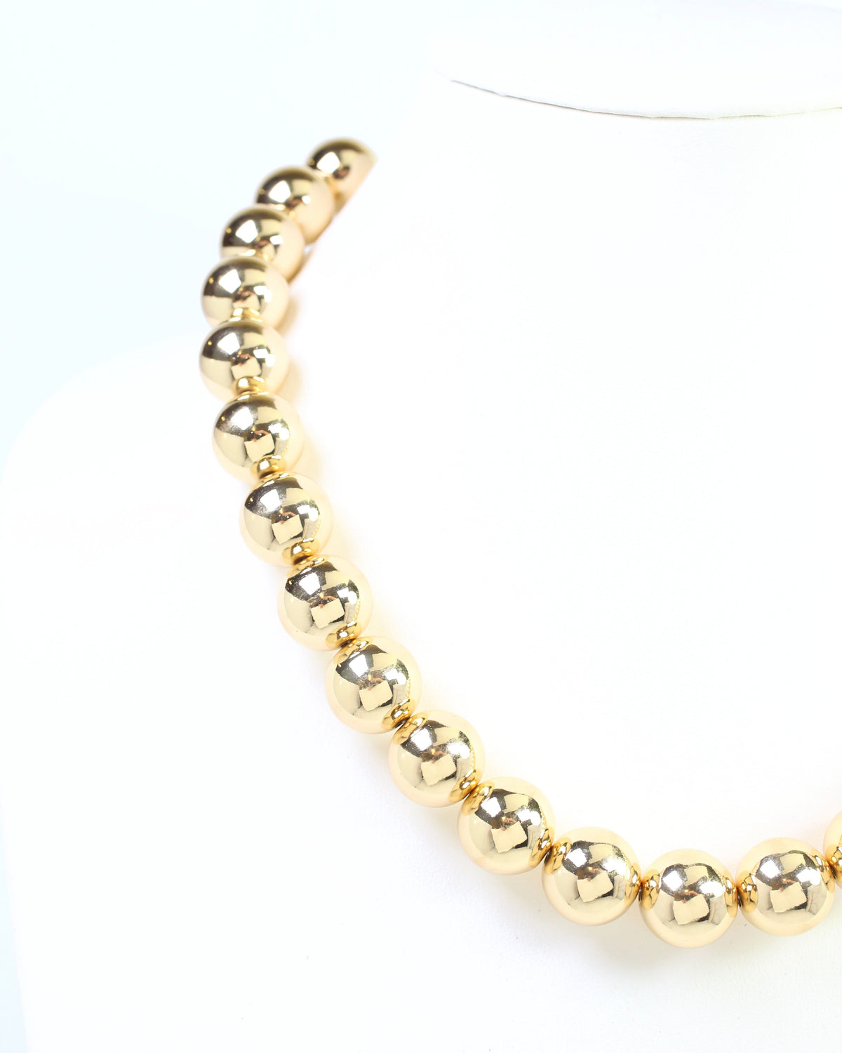 Bimini Large Bead Necklace Gold