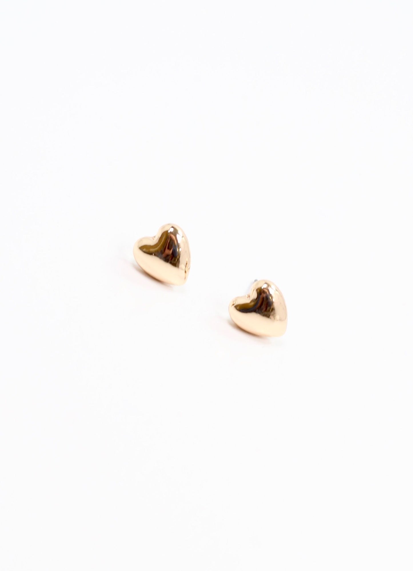 Omar Heart Stud Earring GOLD