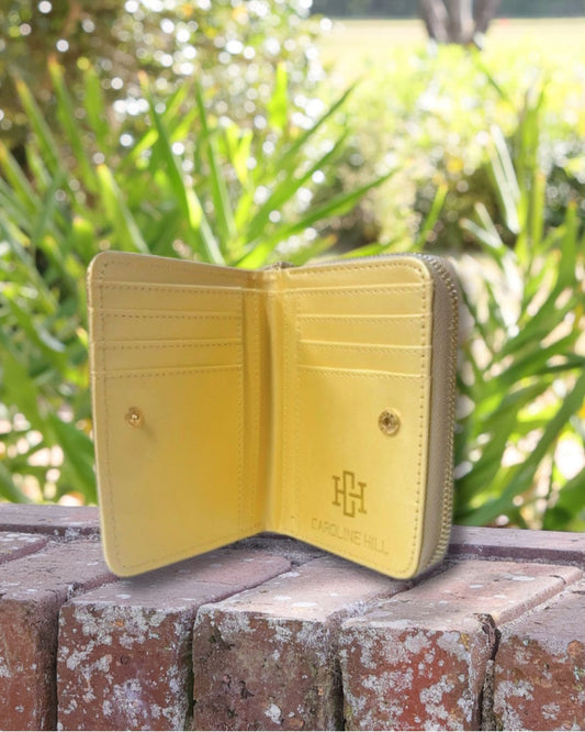 Nadine Zippered Wallet Champagne Pop