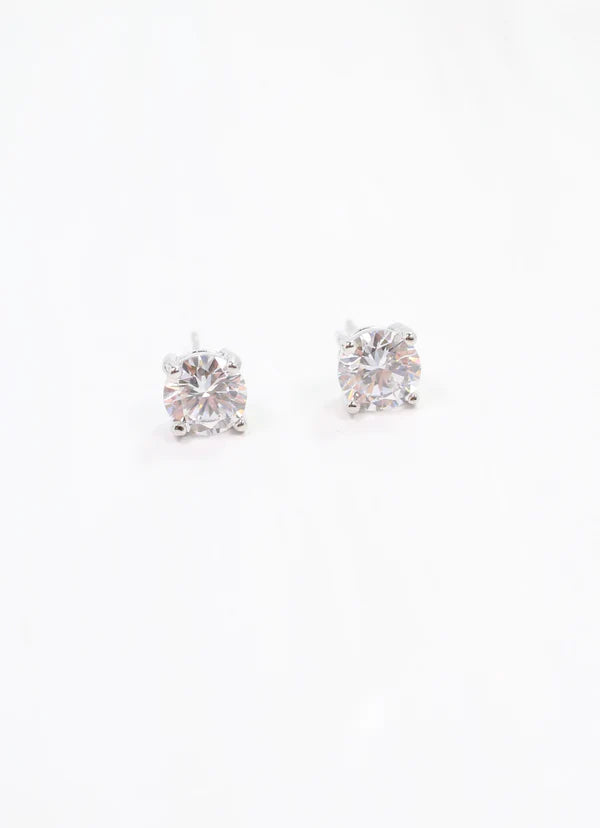 Merriman CZ Stud Earring SILVER