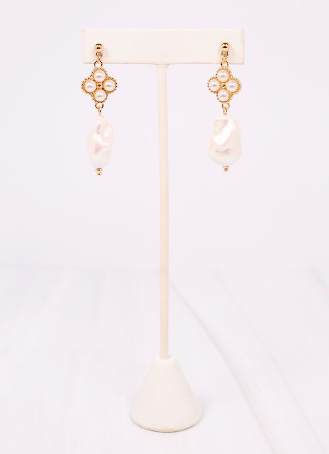 Maura Pearl Drop Earring GOLD