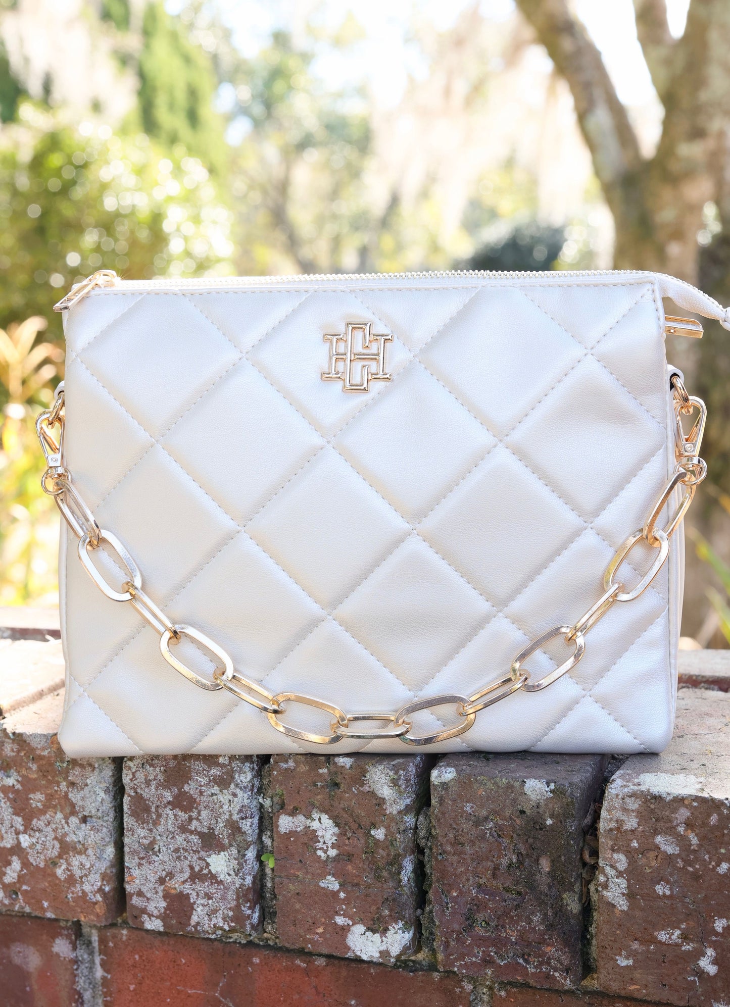 Ariana Crossbody Pearl Quilted LD