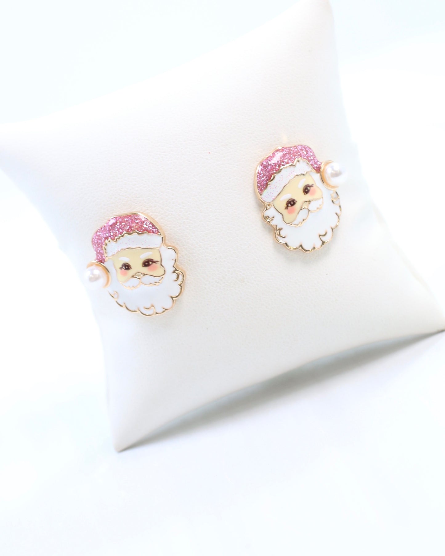 I Believe Santa Earring Pink