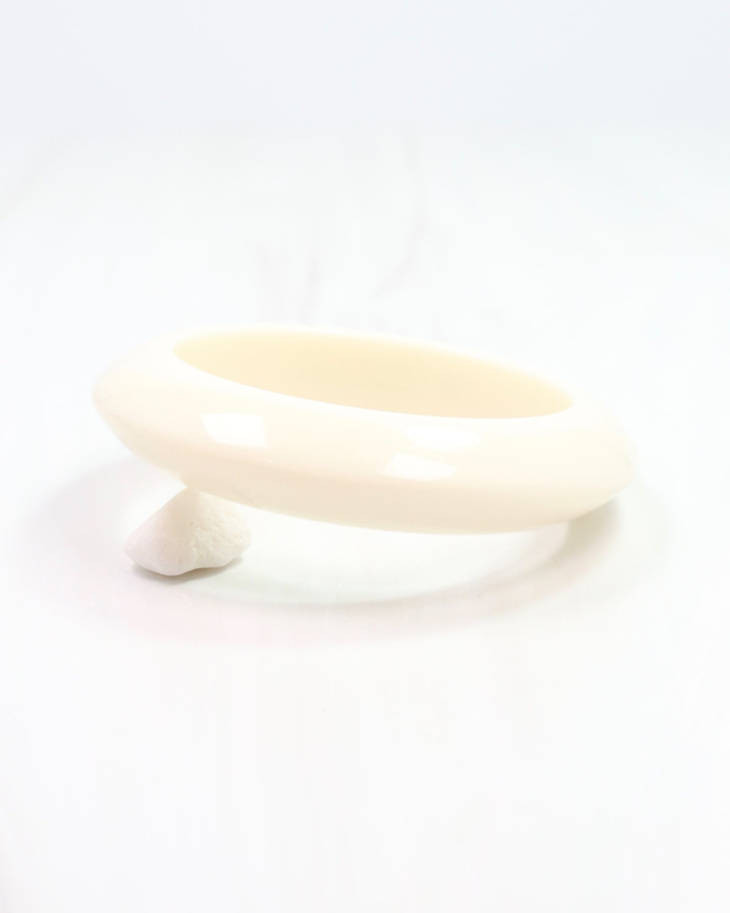 Benton Bangle Bracelet Ivory