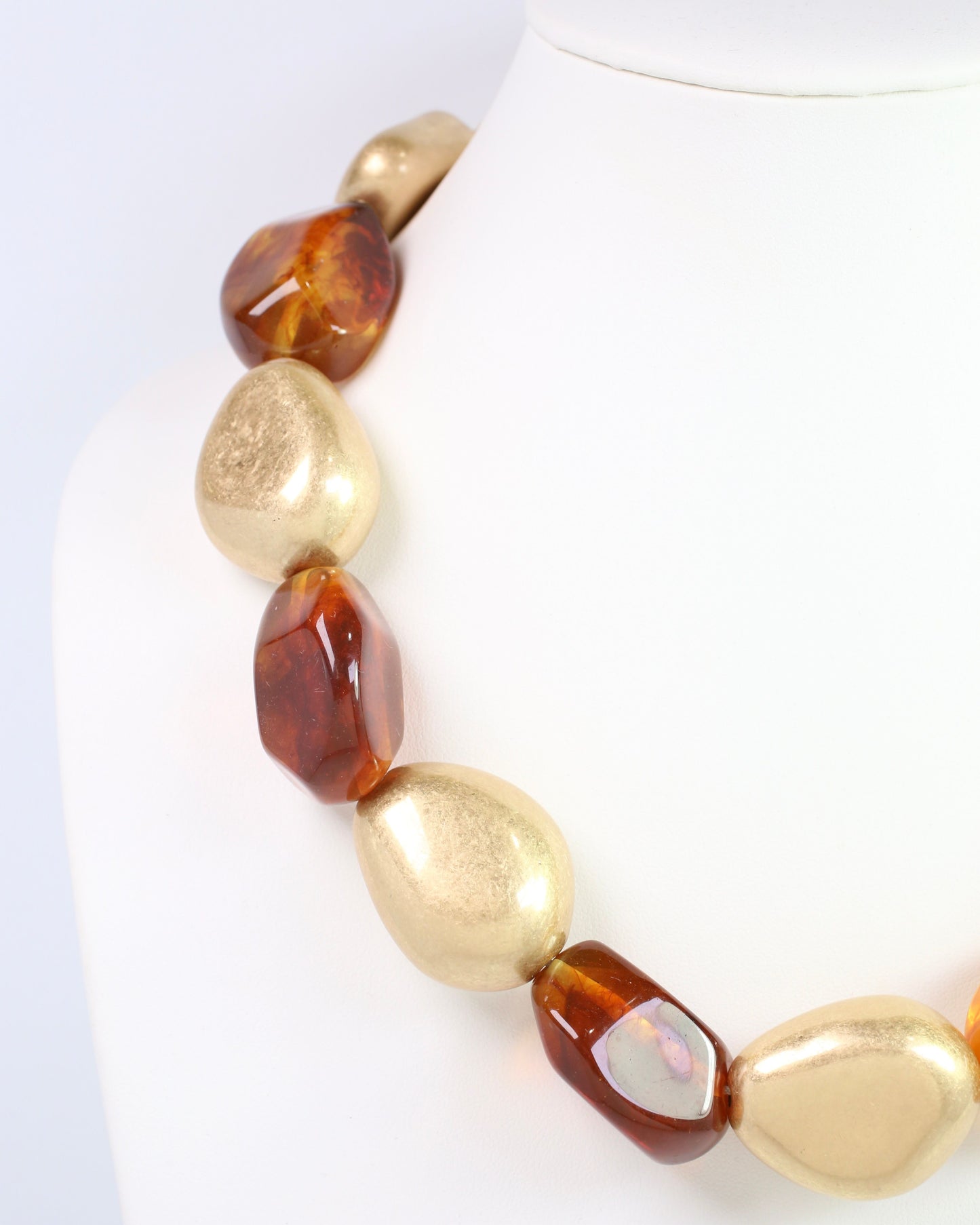 Alfred Beaded Necklace Tortoise