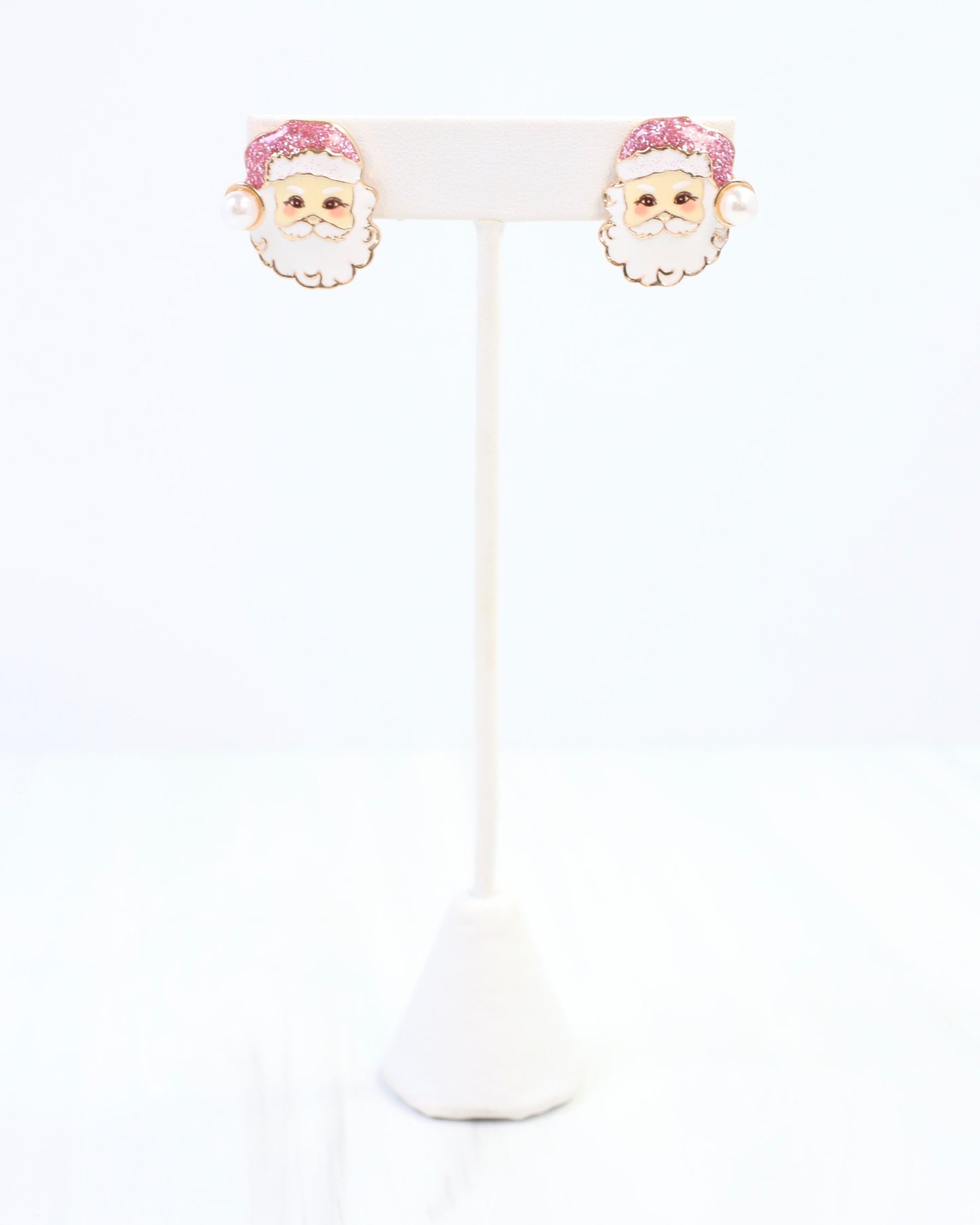 I Believe Santa Earring Pink