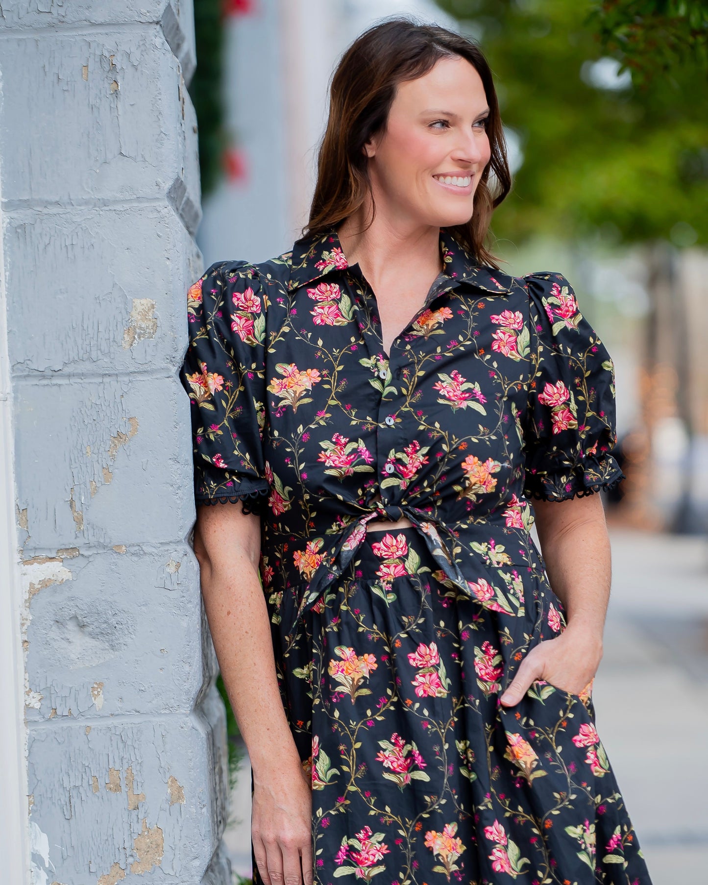 Gretchen Floral Print Dress