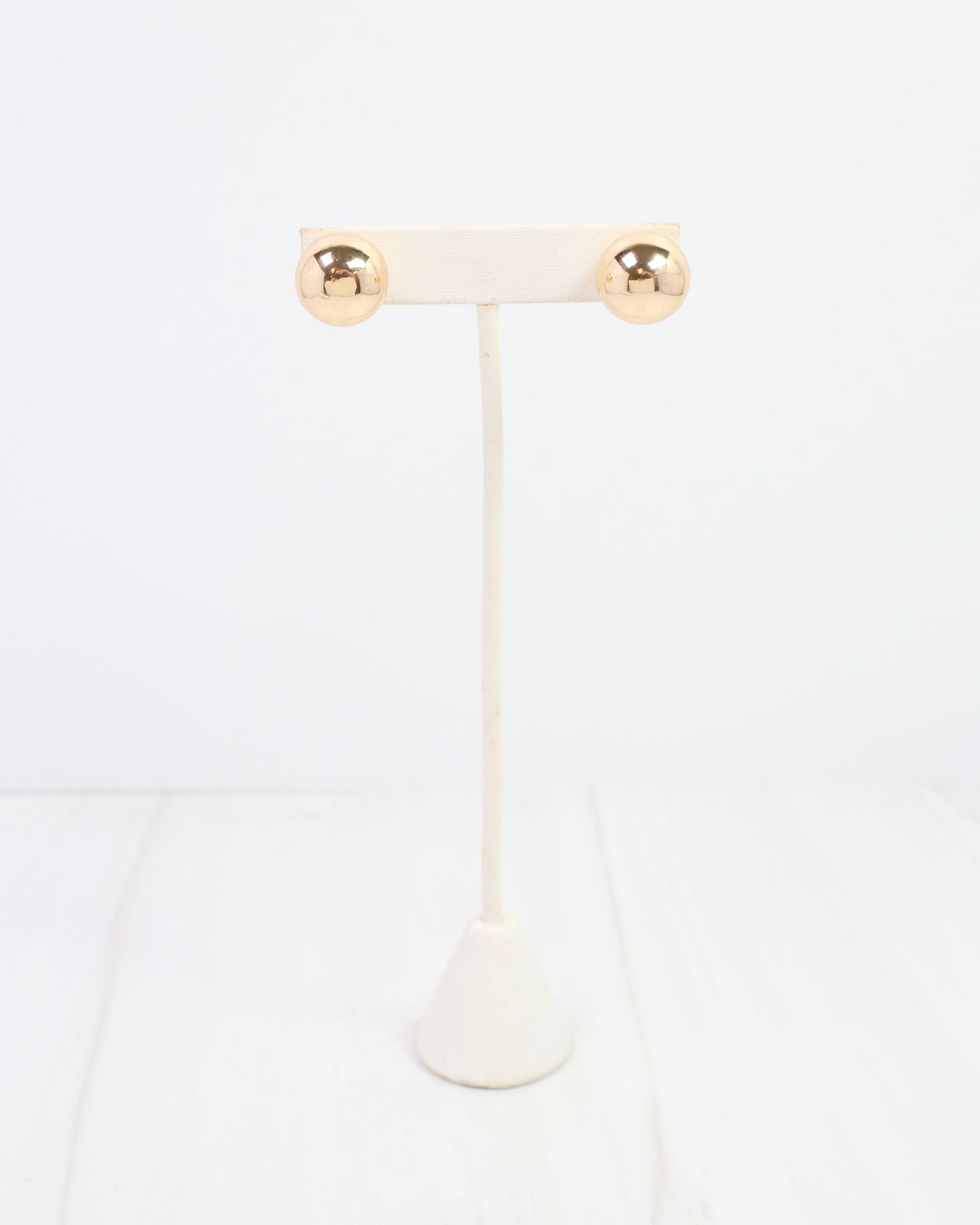 Bailey Medium Ball Earring WR Gold