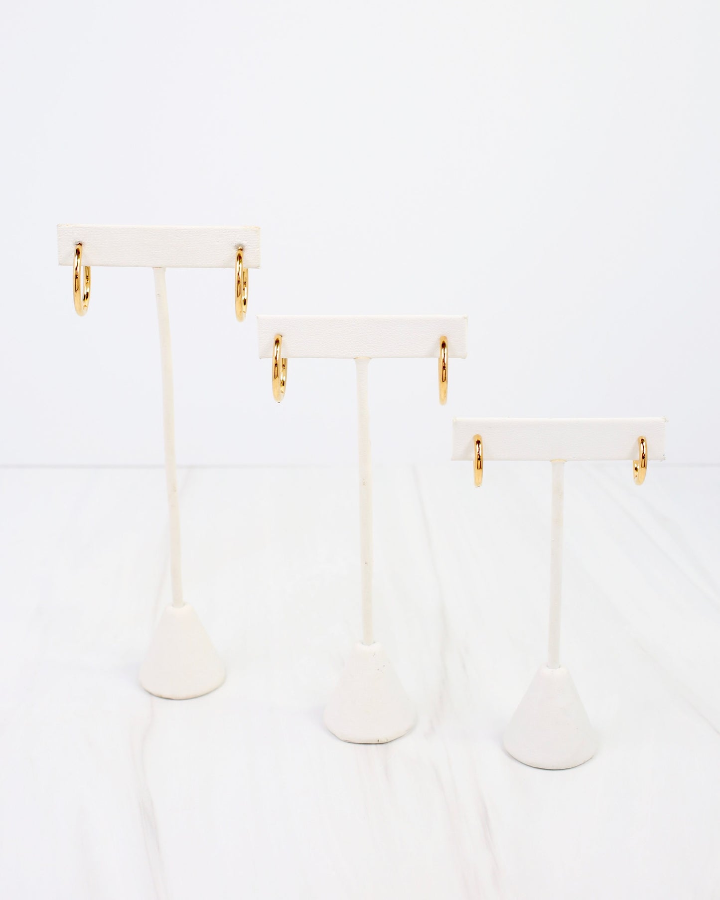 Seneca Falls Hoop Earring Trio WP Gold