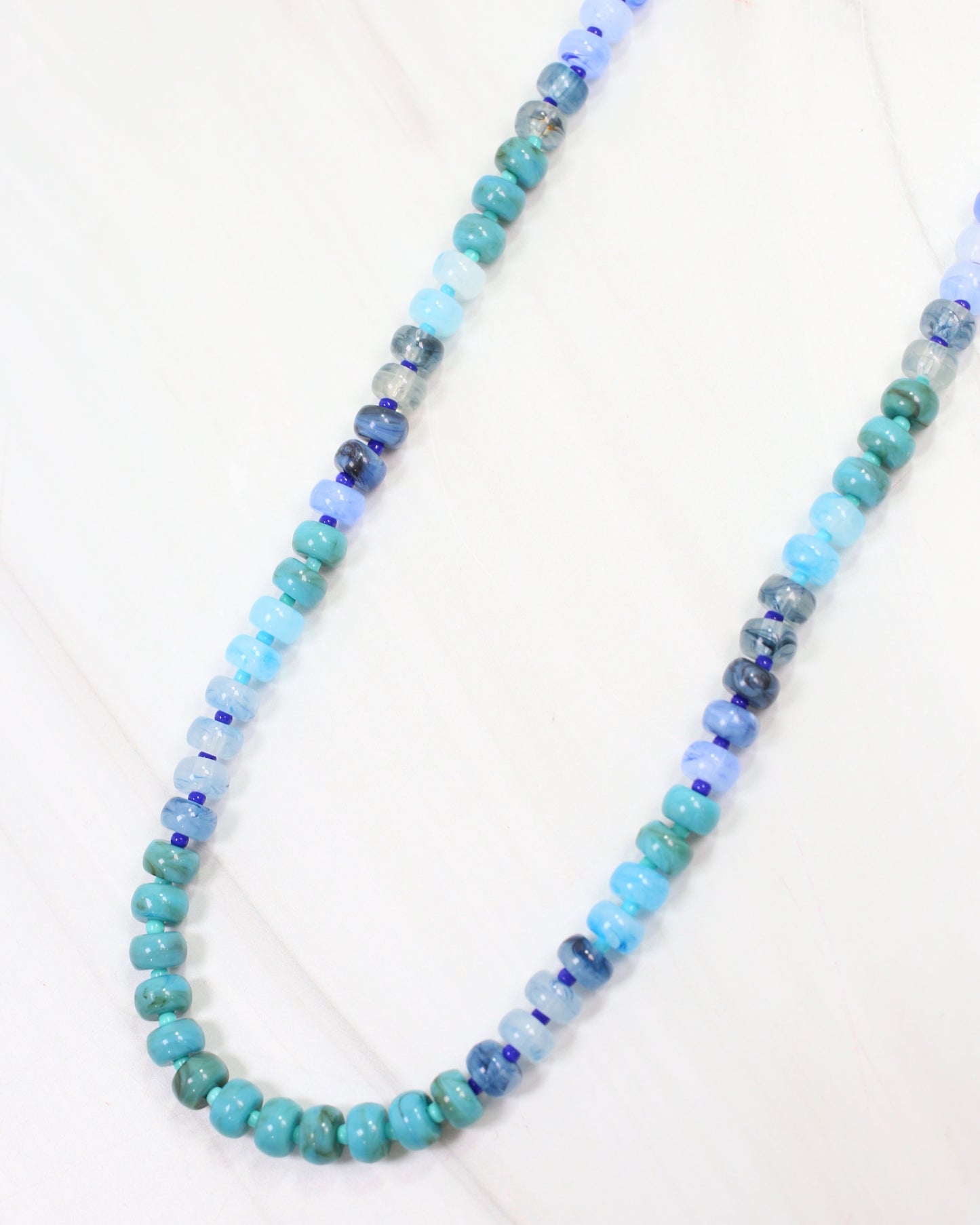 Cape San Blas Beaded Necklace Turquoise