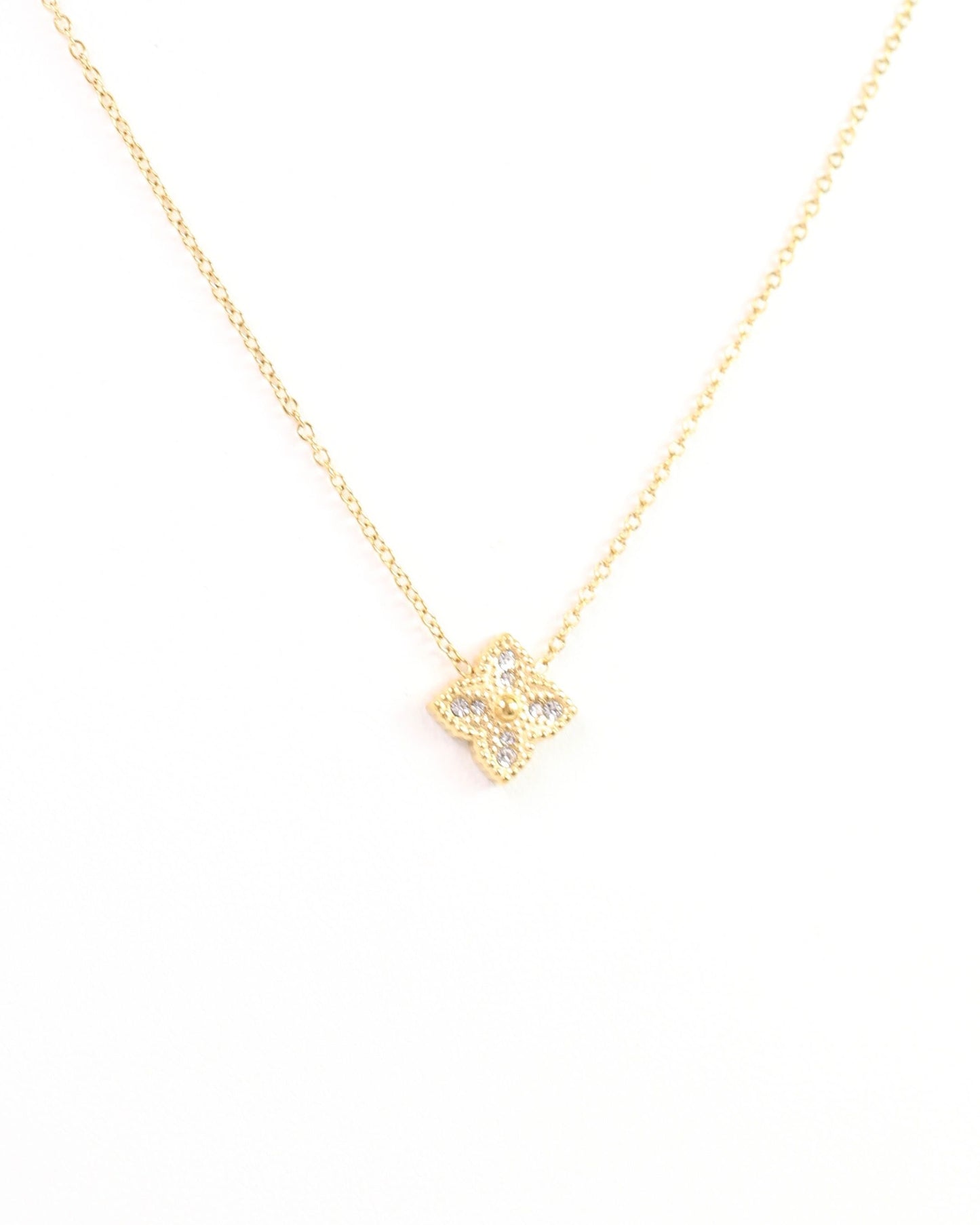 Callington Clover Necklace Gold