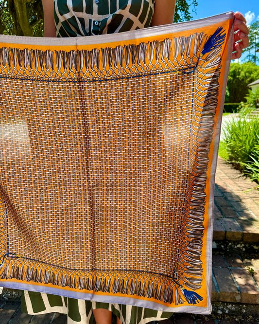 Wilmont Tassel Scarf Orange