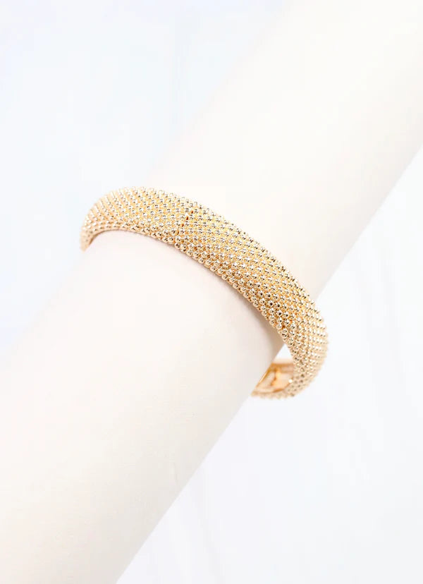 Cleveland Stretch Bracelet Gold