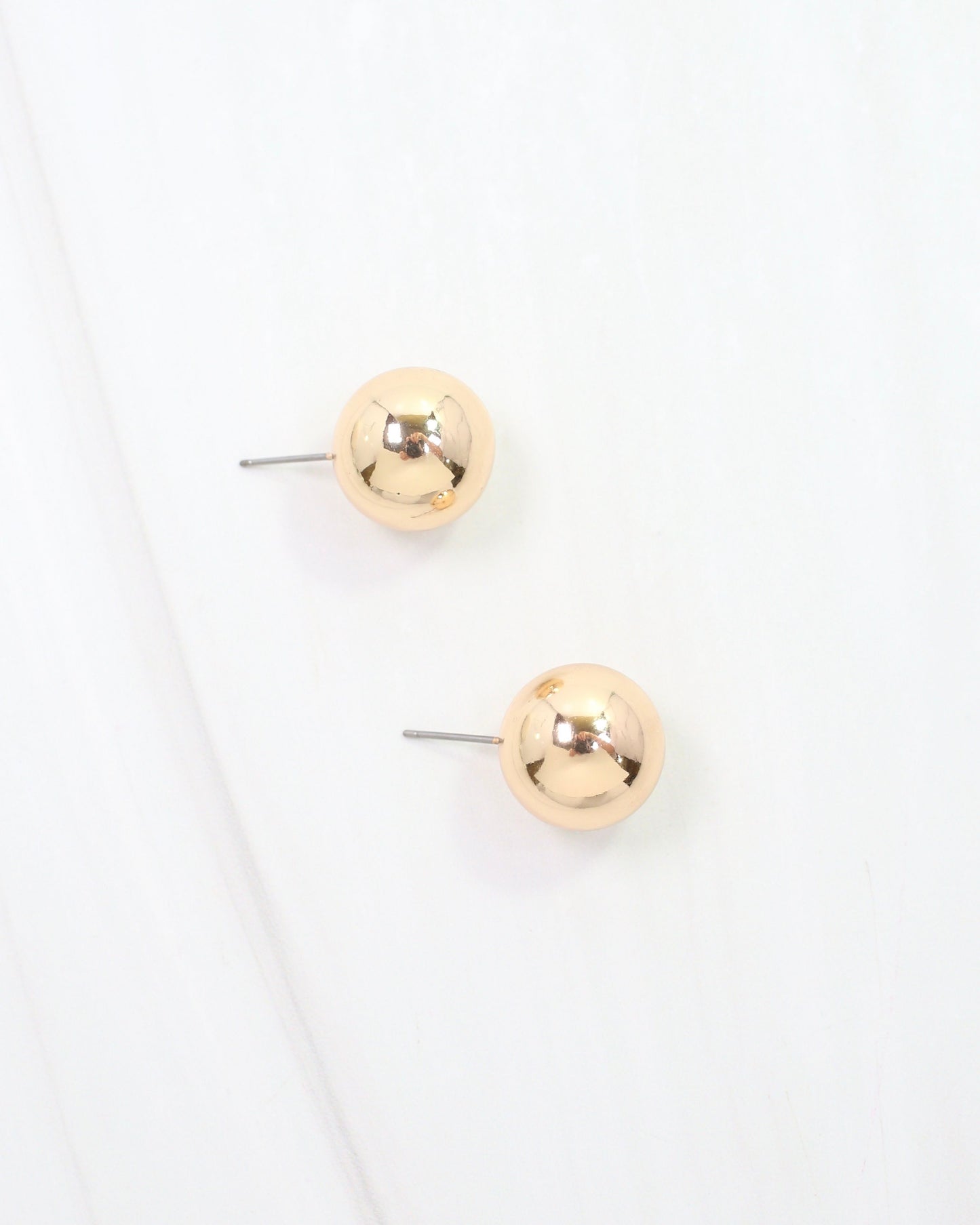 Bailey Medium Ball Earring WR Gold