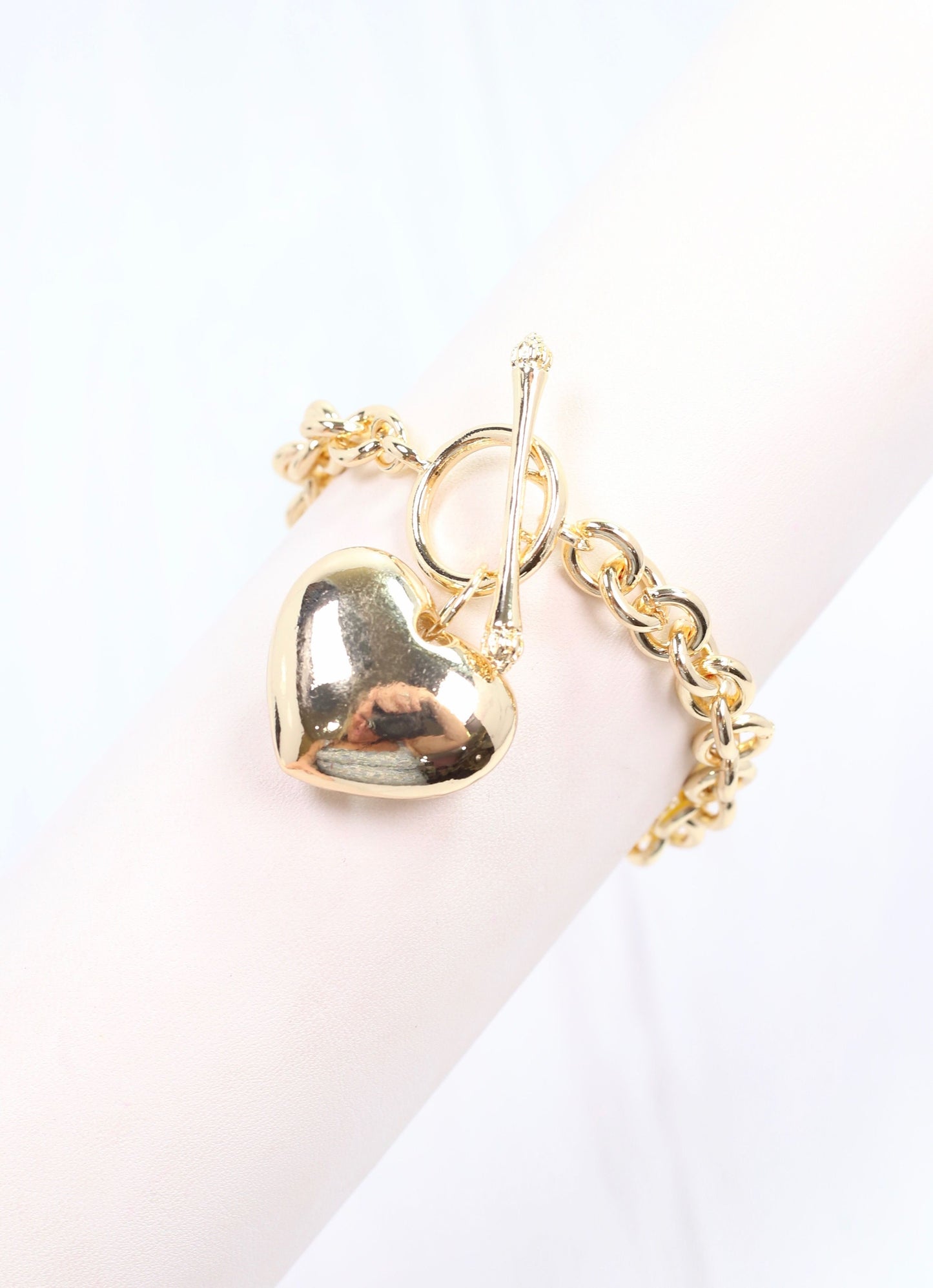 Huston Heart Bracelet Gold