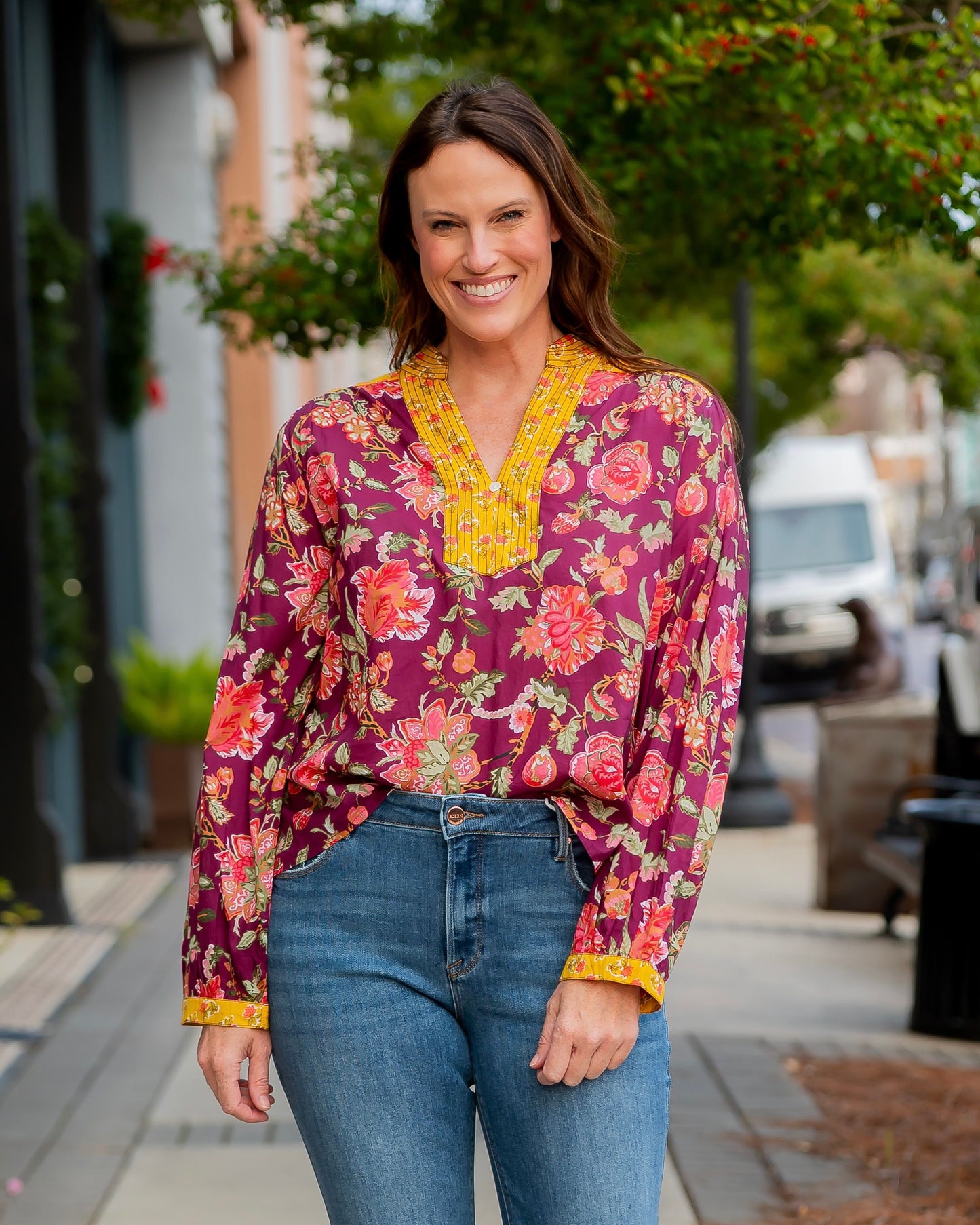 Keystone Floral Top