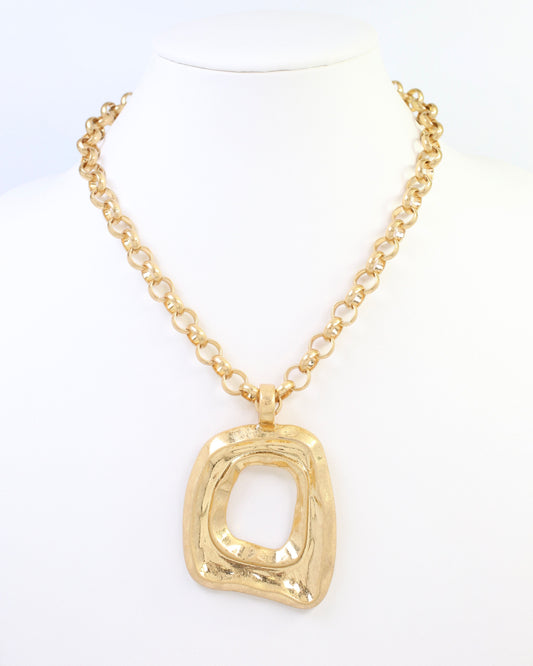 Georgie Geometric Pendant Necklace WRVG