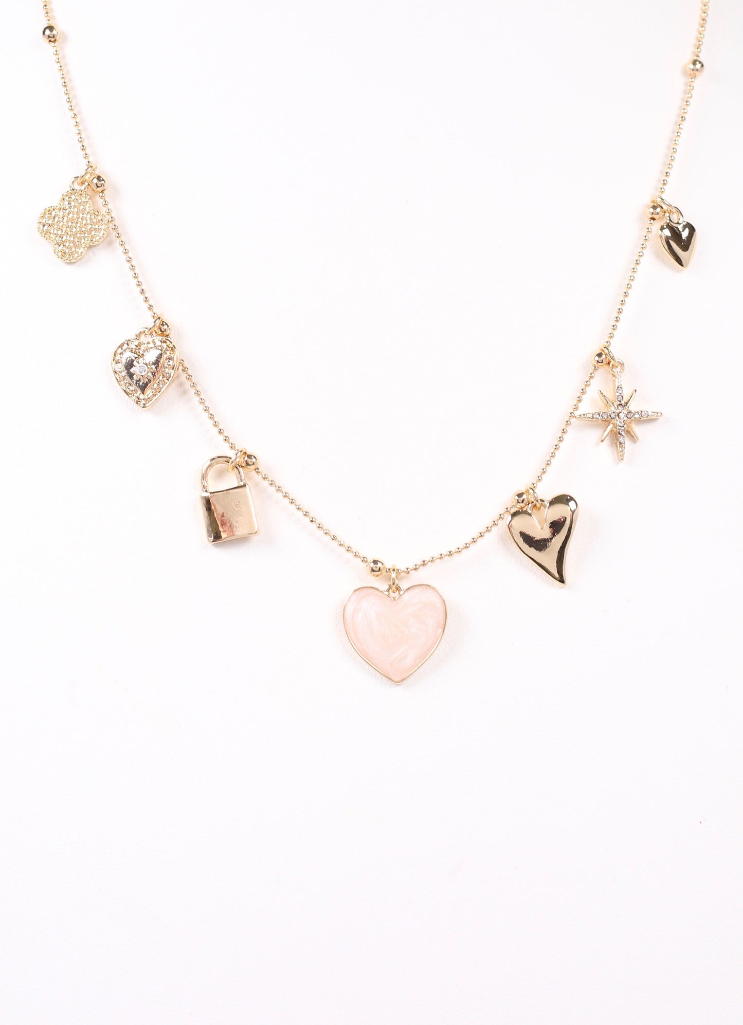 Stamberg Charms Necklace GOLD