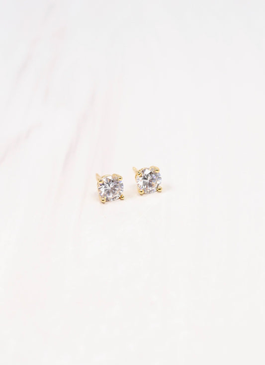 Merriman CZ Stud Earring GOLD