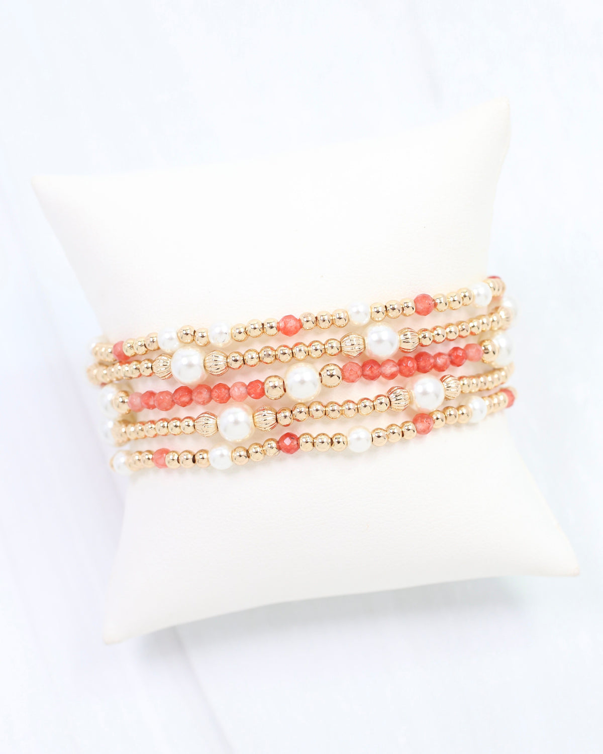 Maneh Beaded Bracelet Set Blush