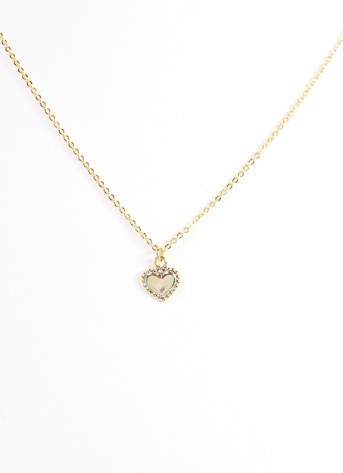 Blanchett Heart Necklace Gold