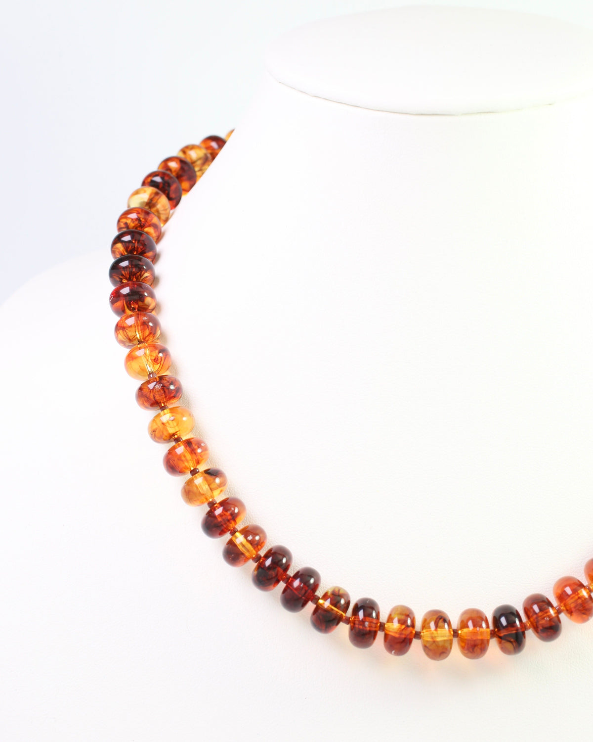 Reno Marble Beaded Necklace Tortoise