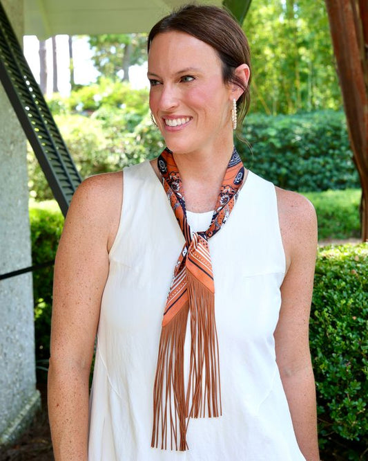 Cambridge Tassel Scarf Camel