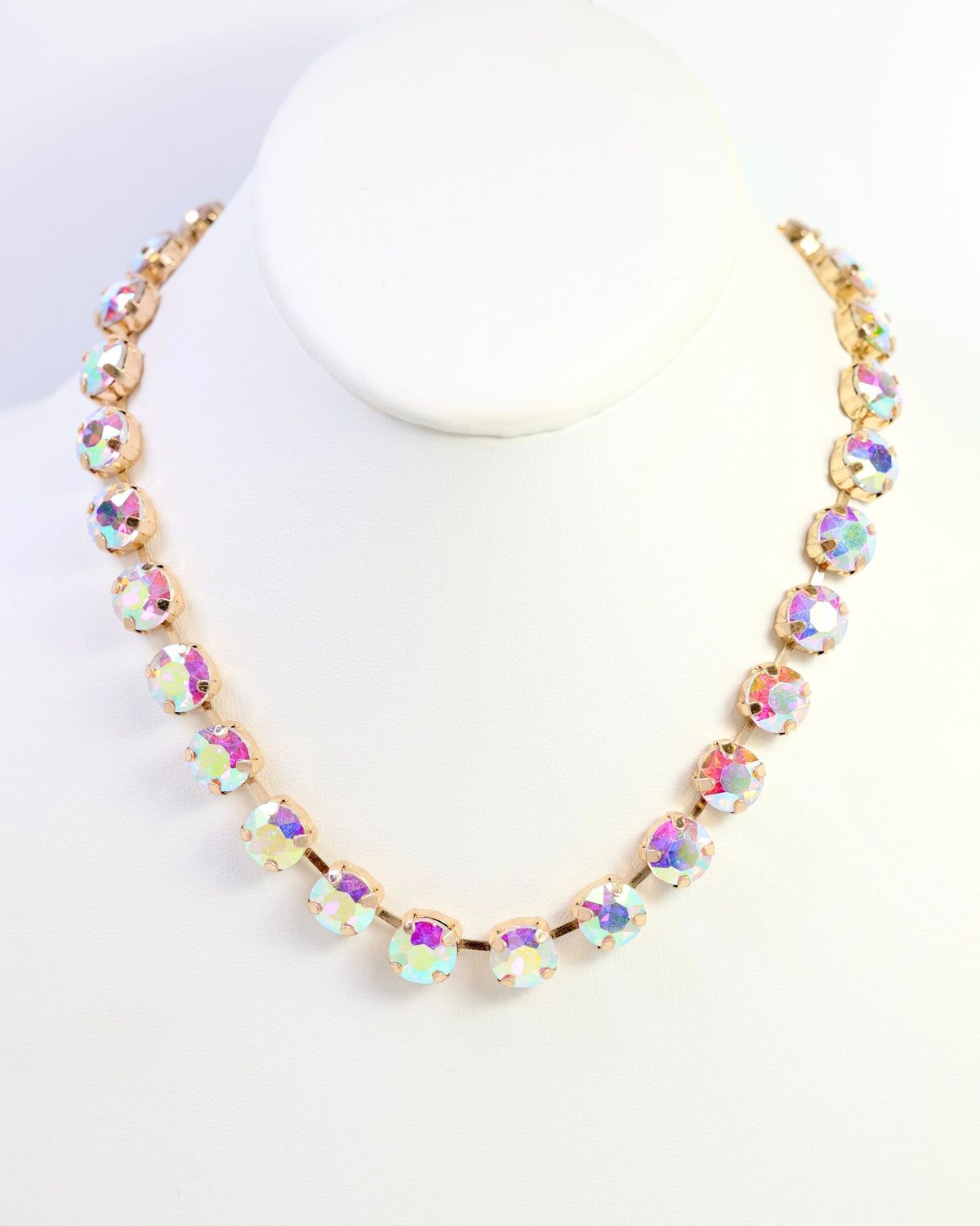 Andi Rhinestone Necklace Clear AB