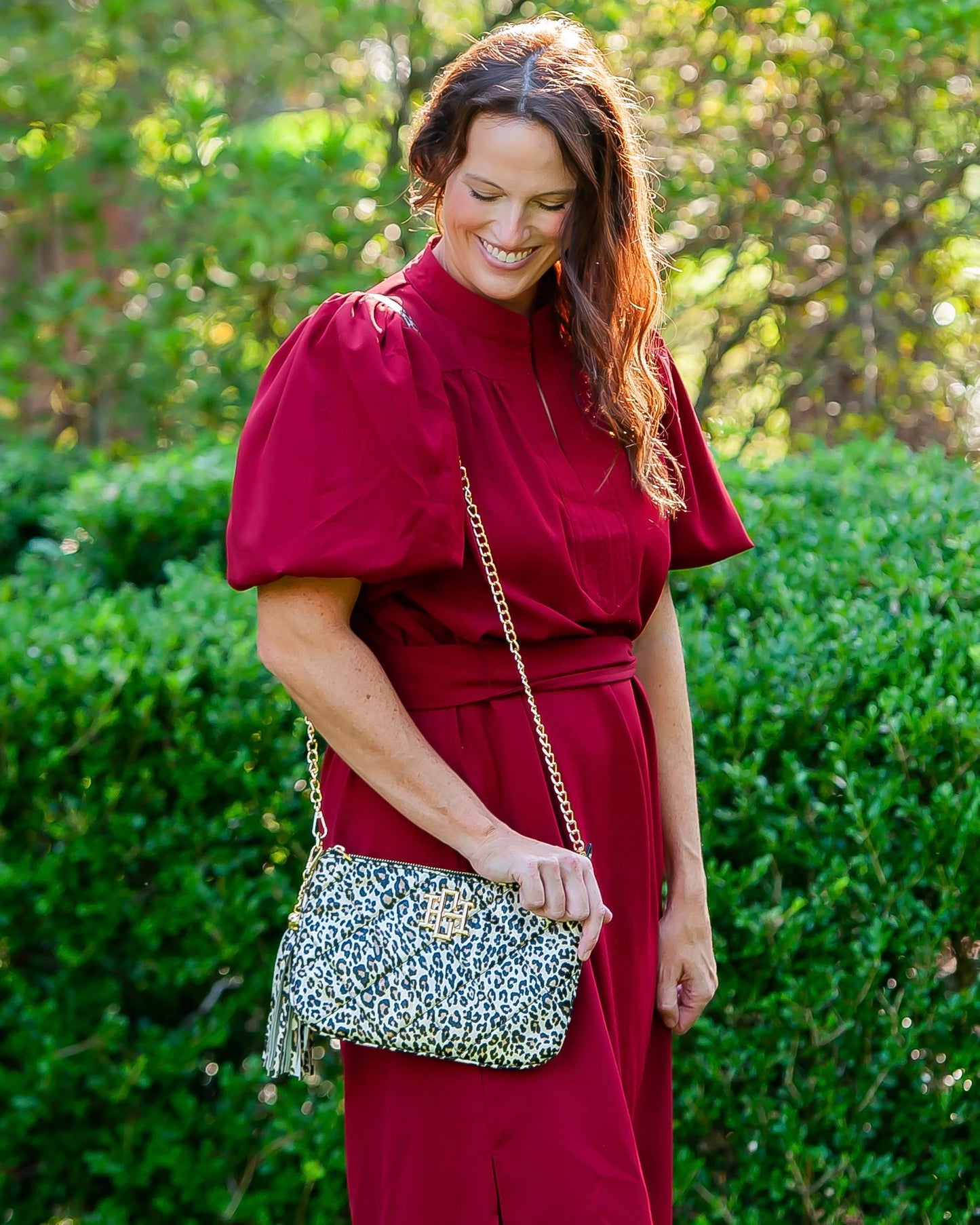 Madelyn Clutch Crossbody Spotted LD