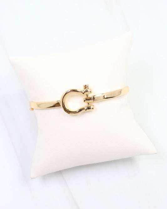 Hines Hill Horsebit Bracelet WR Gold